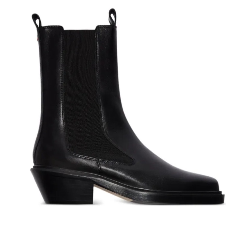 Aeyde Antonia Leather Biker Boots